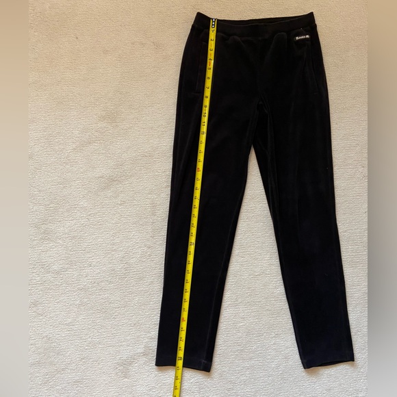 Roots Black Fuzzy Track Pants - Picture 2 of 4